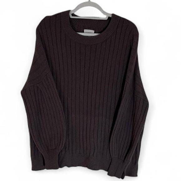 Aerie Ribbed Brown Women’s Sweater - Picture 1 of 3
